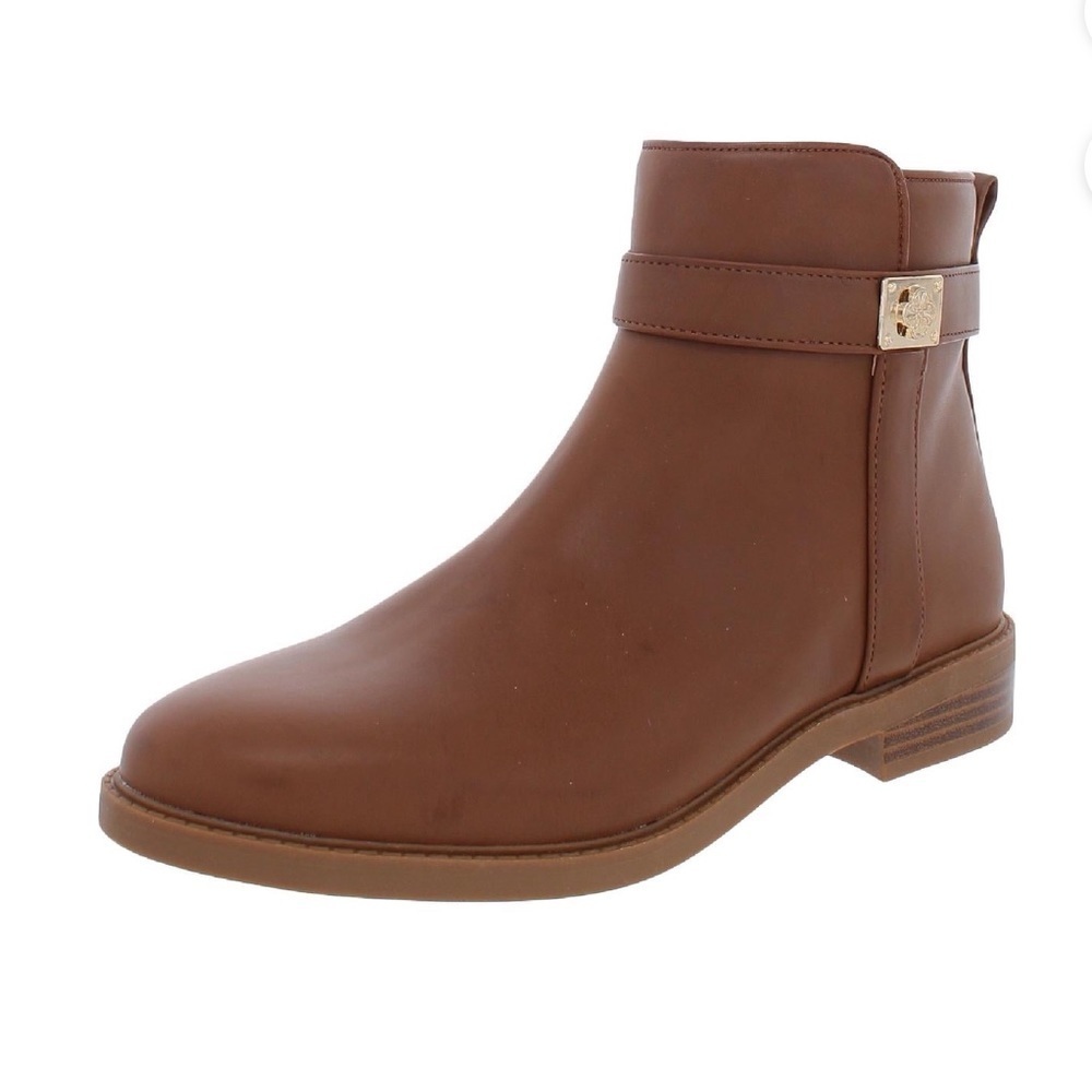 Charter Club Womens Jenevaa Brown Booties  new